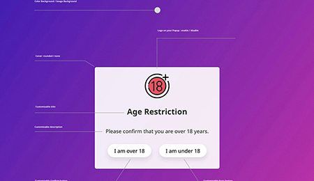 Age Verification Restriction 18+