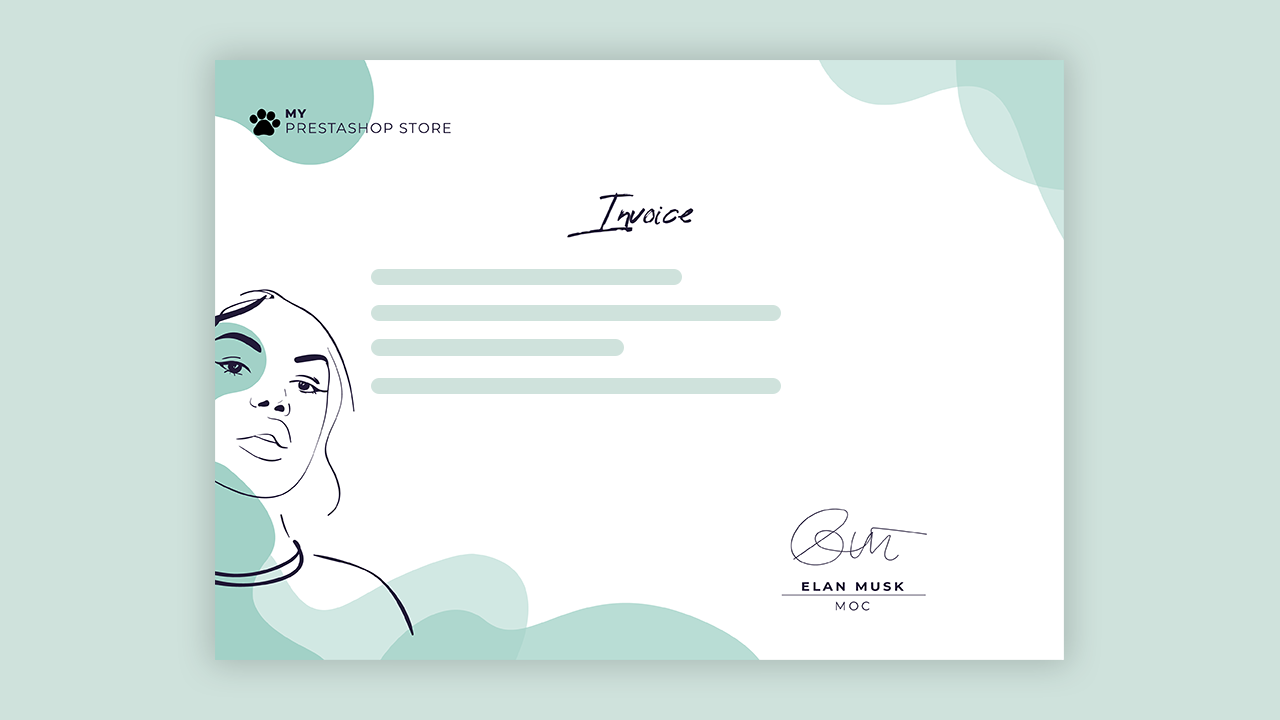 Come aggiungere testo a una fattura in PrestaShop