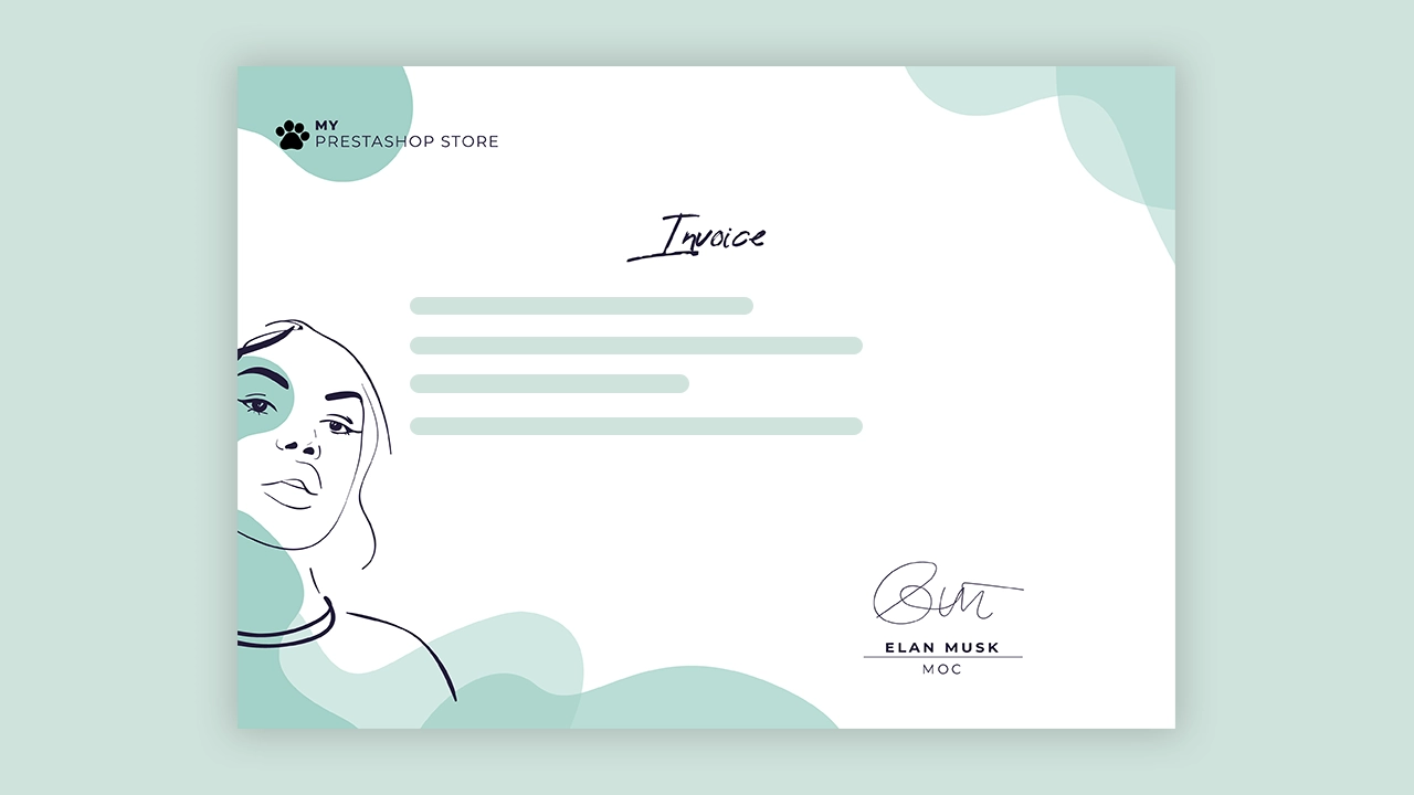 How to add text to an invoice in PrestaShop